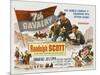 7th Cavalry, UK Movie Poster, 1956-null-Mounted Art Print