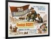 7th Cavalry, UK Movie Poster, 1956-null-Framed Art Print