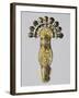 7th Century Bridge Style Gilt Silver Fibula with Embossed Decorations-null-Framed Giclee Print