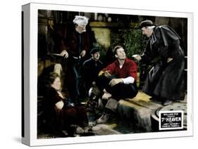 7th Heaven, (AKA Seventh Heaven), from Left, Janet Gaynor, Charles Farrell, Emile Chautard, 1927-null-Stretched Canvas