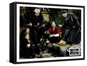 7th Heaven, (AKA Seventh Heaven), from Left, Janet Gaynor, Charles Farrell, Emile Chautard, 1927-null-Framed Stretched Canvas