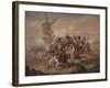 7th Queen's Own Hussars under Sir Edward Kerrison, Charging the French at Quatre Bras, 1818-Denis Dighton-Framed Giclee Print