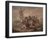 7th Queen's Own Hussars under Sir Edward Kerrison, Charging the French at Quatre Bras, 1818-Denis Dighton-Framed Giclee Print