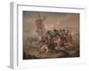 7th Queen's Own Hussars under Sir Edward Kerrison, Charging the French at Quatre Bras, 1818-Denis Dighton-Framed Giclee Print
