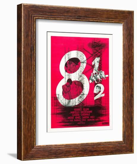 8 1/2 (aka Eight and a Half)-null-Framed Art Print