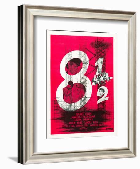 8 1/2 (aka Eight and a Half)-null-Framed Art Print