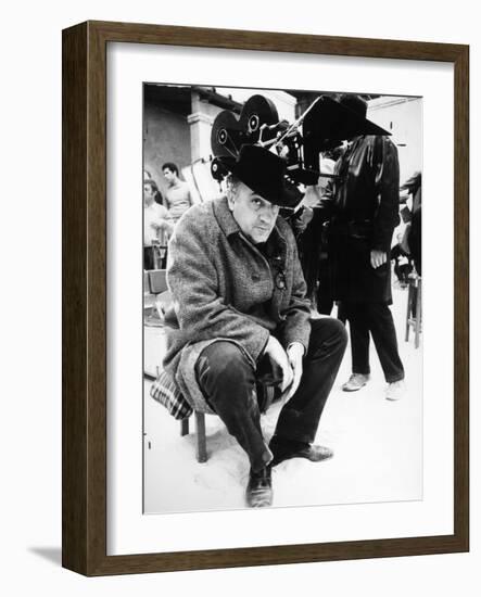 8 1/2, Directed by Federico Fellini, 1963-null-Framed Photographic Print