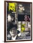 8 1/2, French poster, Marcello Mastroianni, 1963-null-Framed Art Print