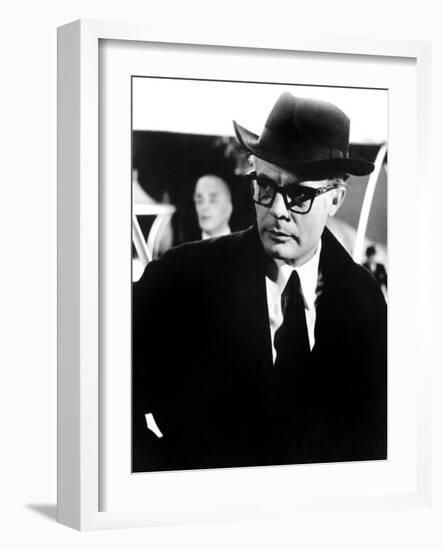 8 1/2, Marcello Mastroianni, 1963-null-Framed Photo