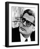 8 1/2, Marcello Mastroianni, 1963-null-Framed Photo