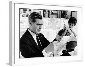 8 1/2, Marcello Mastroianni, Anouk Aimee, 1963-null-Framed Photo