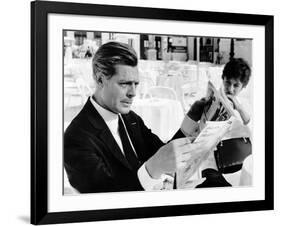 8 1/2, Marcello Mastroianni, Anouk Aimee, 1963-null-Framed Photo