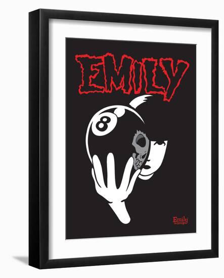 8-Ball-Emily the Strange-Framed Photographic Print