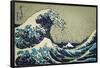 8-Bit Art Great Wave-null-Framed Poster