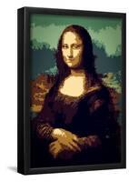 8-Bit Art Mona Lisa-null-Framed Poster