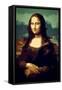 8-Bit Art Mona Lisa-null-Framed Stretched Canvas