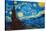 8-Bit Art The Starry Night-null-Stretched Canvas