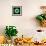 8-Bit Pixel-Art Brazil World Concept-wongstock-Framed Art Print displayed on a wall