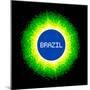 8-Bit Pixel-Art Brazil World Concept-wongstock-Mounted Premium Giclee Print