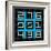 8-Bit Pixel Art Magic Square with Numbers 1-9-wongstock-Framed Art Print