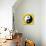 8-Bit Pixel-Art Yin Yang Symbol-wongstock-Art Print displayed on a wall