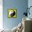 8-Bit Pixel-Art Yin Yang Symbol-wongstock-Framed Stretched Canvas displayed on a wall