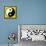 8-Bit Pixel-Art Yin Yang Symbol-wongstock-Framed Stretched Canvas displayed on a wall
