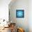 8-Bit Pixel Crystalline Snowflake-wongstock-Framed Stretched Canvas displayed on a wall