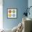 8-Bit Pixel Emotion Icons-wongstock-Framed Art Print displayed on a wall