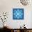 8-Bit Pixel Snowflake-wongstock-Art Print displayed on a wall