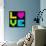 8-Bit Retro Pixel Love Heart-wongstock-Mounted Art Print displayed on a wall