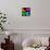 8-Bit Retro Pixel Love Heart-wongstock-Mounted Art Print displayed on a wall