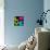 8-Bit Retro Pixel Love Heart-wongstock-Stretched Canvas displayed on a wall