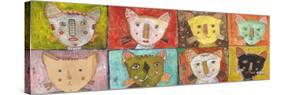 8 Cats-Jill Mayberg-Stretched Canvas