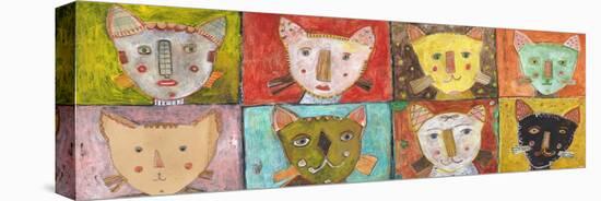 8 Cats-Jill Mayberg-Stretched Canvas