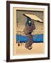 8 Famous View in Edo-Ando Hiroshige-Framed Giclee Print