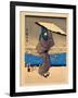 8 Famous View in Edo-Ando Hiroshige-Framed Giclee Print