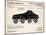 8 Wheeled Armored Car-Mark Rogan-Mounted Art Print