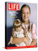 8-year-old Amelia and her American Girl doll Kristen on the cover of LIFE 12-03-2004.-Erin Patrice O'brien-Stretched Canvas