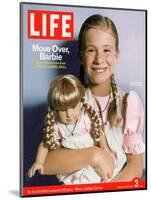 8-year-old Amelia and her American Girl doll Kristen on the cover of LIFE 12-03-2004.-Erin Patrice O'brien-Mounted Photographic Print