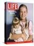 8-year-old Amelia and her American Girl doll Kristen on the cover of LIFE 12-03-2004.-Erin Patrice O'brien-Stretched Canvas