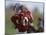 8 Year Old Boy Taking a Drink During a Football Game-null-Mounted Photographic Print