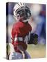 8 Year Old Boys Playing Football-null-Stretched Canvas