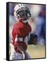 8 Year Old Boys Playing Football-null-Framed Stretched Canvas