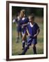 8 Year Old Girl in Action Durring Soccer Game, Lakewood, Colorado, USA-null-Framed Photographic Print