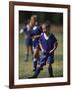 8 Year Old Girl in Action Durring Soccer Game, Lakewood, Colorado, USA-null-Framed Photographic Print