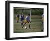 8 Year Old Girl in Action Durring Soccer Game, Lakewood, Colorado, USA-null-Framed Photographic Print