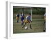 8 Year Old Girl in Action Durring Soccer Game, Lakewood, Colorado, USA-null-Framed Photographic Print