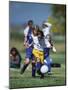 8 Year Old Girls in Action Durring Soccer Game, Lakewood, Colorado, USA-null-Mounted Photographic Print