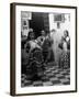 8-Year Old Gypsy Dancer with Her Parents-null-Framed Photographic Print